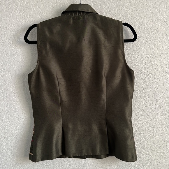 MHM Melissa Harper Women’s Vintage Green Pantsuit - Picture 5 of 12